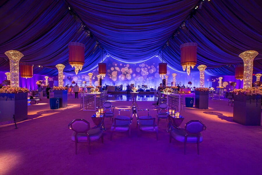 Pattern gobo bubbles