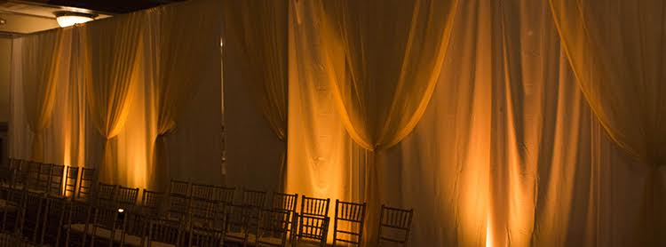 Draping For Weddings Events The Lighting Sound Company