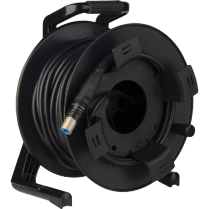 Cable Reel - Tactical Fiber Optic Cable - OM3 - OpticalCON Connectors (500' L)