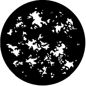 Gobo  - Steel - Rosco RSS 77406 - Dapple (Medium)