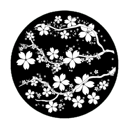 Gobo - Glass - Apollo SR-6134 - Blossoms in Bloom