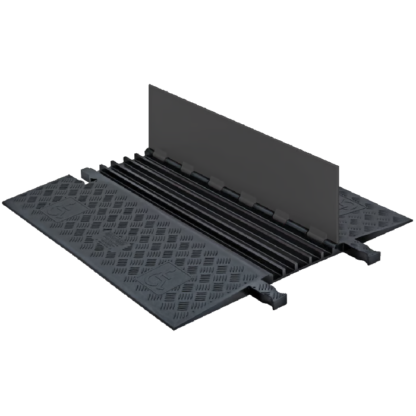 Cable Ramp - ADA - 5 Channel - Black (3' L)