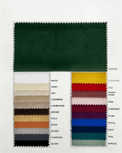 1. Fire Velvet Fabric Swatches