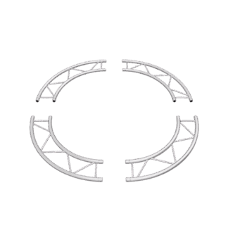 Circular Truss Section - 12" Ladder - 45° (10' OD)