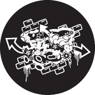 Gobo  - Steel - Rosco RSS 81189 - Abstract Graffiti 1