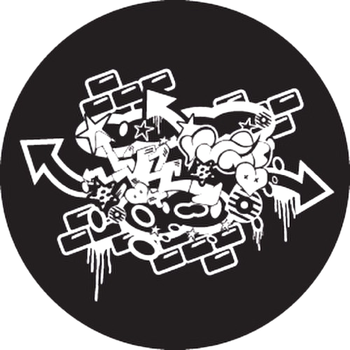 Gobo  - Steel - Rosco RSS 81189 - Abstract Graffiti 1