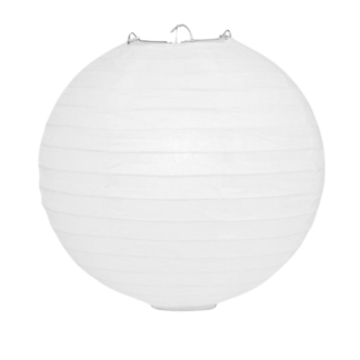 Paper Lantern - Sphere - White (4" D)