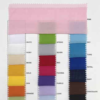1. Chiffon Fabric Swatches