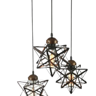 Chandelier Pendant - Modern Industrial - "Ester"